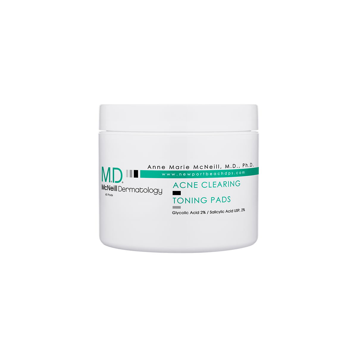 アクアドルナ　エムディエスセラム M.D. McNeill Dermatology Acne Clearing Toning Pads – Newport