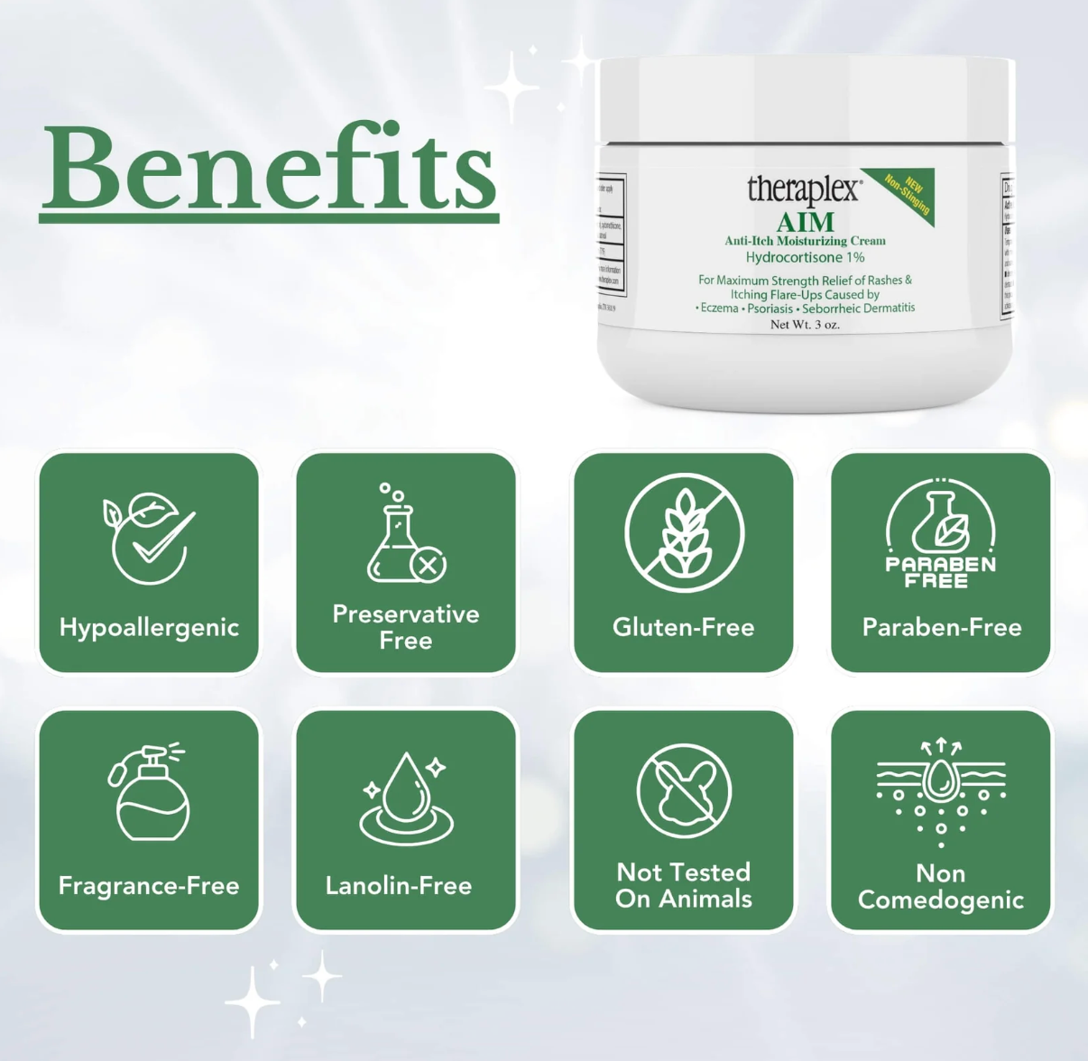 Theraplex AIM (Anti Itch Moisturizing Cream) 3oz
